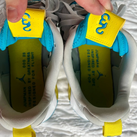 Jordan Max 200 PSP "Pure Platinum/Laser Blue/White" Men's Shoes 10.5 - Picture 8 of 8